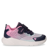 Sprintye baby girl sneaker in ecopelle e tessuto bambina azzurro e rosa | Boscaini Scarpe