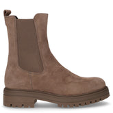 Stivaletto in pelle scamosciata beige - Nuovi arrivi Donna | Boscaini Scarpe