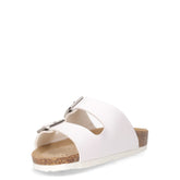 Ciabatta in ecopelle bianco argento | Boscaini Scarpe