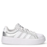 Streettalk bold sneakers in ecopelle argento | Boscaini Scarpe