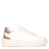 Sneaker in pelle bianco beige - Sneakers Donna | Boscaini Scarpe