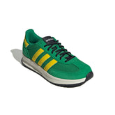 Run 70s 2.0 sneaker in tessuto e pelle scamosciata verde giallo | Boscaini Scarpe