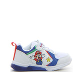 Super mario sneaker con luci bambino white blu - Sneakers Bambino | Boscaini Scarpe