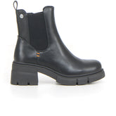 Tronchetto in ecopelle con zip nero - Tronchetti Donna | Boscaini Scarpe