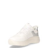 Plummery Plus sneaker in tessuto bianco argento | Boscaini Scarpe