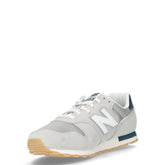 373 sneaker in pelle e tessuto grigio | Boscaini Scarpe