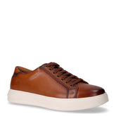 Goswell Tie sneaker in pelle marrone | Boscaini Scarpe