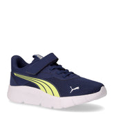 Flexfocus Modern sneaker in tessuto ed ecopelle bambino blu giallo | Boscaini Scarpe