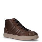 Sneaker in pelle con zip caffè - IGI & CO | Boscaini Scarpe