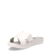 Ciabatta in ecopelle e gomma bianco | Boscaini Scarpe