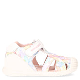 Sandalo a punta chiusa da bambina in pelle bianco - Scarpe Bambina | Boscaini Scarpe