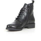 Stivaletto stringato nero | Boscaini Scarpe