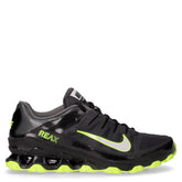 Nike reax 8 rh mesh sneaker in tessuto ed ecopelle nero argento | Boscaini Scarpe