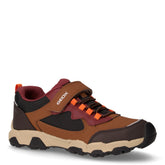 Magnetar Boy sneaker in tessuto ed ecopelle bambino marrone bordeaux | Boscaini Scarpe