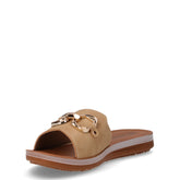 Ciabatta in ecopelle con staffa sabbia | Boscaini Scarpe