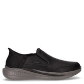Slade Cooper sneaker slip on in ecopelle nero - SKECHERS UOMO | Boscaini Scarpe