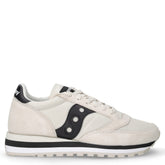 Jazz triple sneaker in pelle e tessuto beige e  nero | Boscaini Scarpe