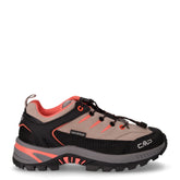 Kids rigel 2.0 low wp scarpa da trail running in tessuto e pelle scamosciata bambina beige | Boscaini Scarpe