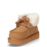 Nordic Mid Fur stivaletto caldo in pelle tanno | Boscaini Scarpe