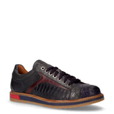 Scarpa sportiva in pelle blu | Boscaini Scarpe