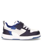 Rebound v6 Low sneaker in ecopelle bambino bianco blu | Boscaini Scarpe