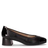 Décolleté in pelle e ecopelle nero | Boscaini Scarpe