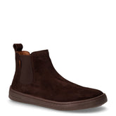 Stivaletto beatles in pelle scamosciata marrone | Boscaini Scarpe
