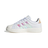 Streettalk sneaker in ecopelle ragazza bianco iridescente | Boscaini Scarpe