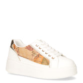 Sneaker in ecopelle con platform bianco - 1°CLASSE | Boscaini Scarpe