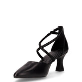 Sandalo in ecopelle con tacco nero | Boscaini Scarpe
