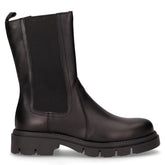 Stivaletto in pelle con zip nero | Boscaini Scarpe