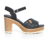 Sandalo con tacco nero - Sandali Donna | Boscaini Scarpe