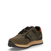 Sedrix mix 2 sneaker in tessuto verde nero | Boscaini Scarpe