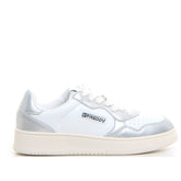 Sneaker silver white | Boscaini Scarpe