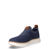 Sneaker slip on in tessuto blu | Boscaini Scarpe