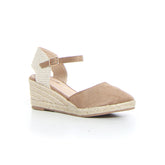 Sandalo con zeppa taupe - MASHA | Boscaini Scarpe