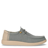 Stringata casual in tessuto verde acqua - Stringate Uomo | Boscaini Scarpe