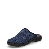 Ciabatta in tessuto blu | Boscaini Scarpe