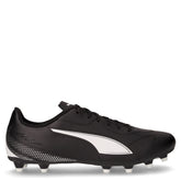 Vitoria II FG/AG scarpa da calcio in ecopelle nero bianco | Boscaini Scarpe