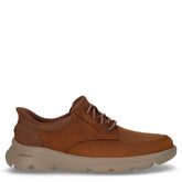 Arch Fit Garza Rowan stringata casual slip on in pelle marrone scuro | Boscaini Scarpe