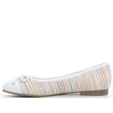 Ballerine white multi | Boscaini Scarpe