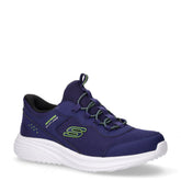 Bounder Pro sneake slip-ins in tessuto ragazzo blu navy | Boscaini Scarpe