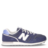 373 sneaker in pelle e tessuto navy blu | Boscaini Scarpe