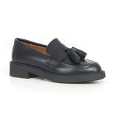 Mocassino con nappine nero - Mid Season Sale Mocassini Donna | Boscaini Scarpe