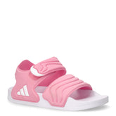 Adilette 2 sandalo in gomma bambina rosa bianco | Boscaini Scarpe