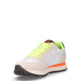 Tom Fluo sneaker in pelle e tessuto bianco | Boscaini Scarpe