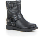 Stivaletto biker con zip nero - Mid Season Sale Donna | Boscaini Scarpe