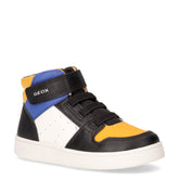 Eclyper sneaker bambina in ecopelle bianco giallo nero blu - Scarpe Bambino | Boscaini Scarpe