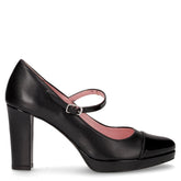 Décolleté con tacco in ecopelle nero - DU SIMON | Boscaini Scarpe