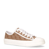 Sneaker in tessuto beige marrone bianco - GUESS DONNA | Boscaini Scarpe